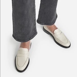 Flattered White Leather loafers size 37